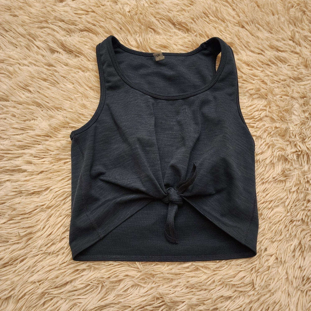 beyond yoga cropped tank stretchy rib